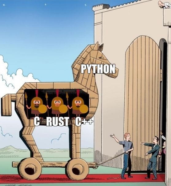 Python as frontend Python as frontend